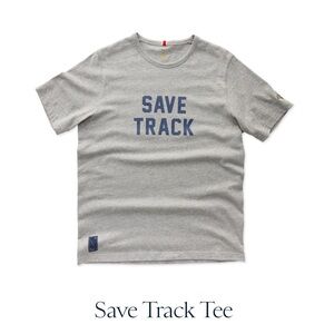 Tracksmith Save Track Tee - unisex small (women’s medium / men’s small)
